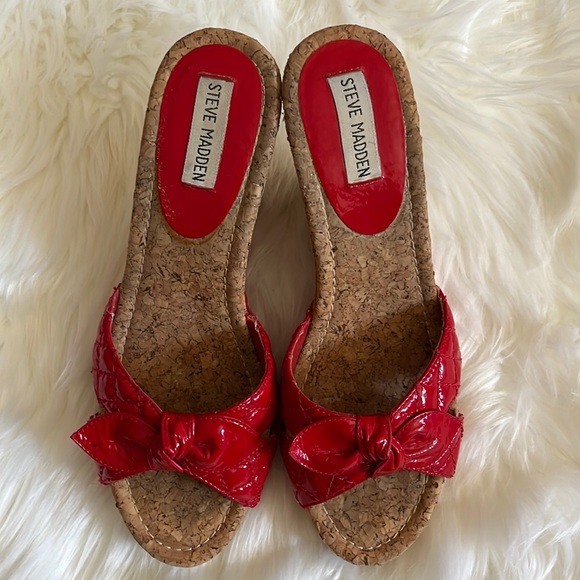Steve Madden Shoes - Steve Madden Women’s Wedge Platform Slide Sandals Size 8.5